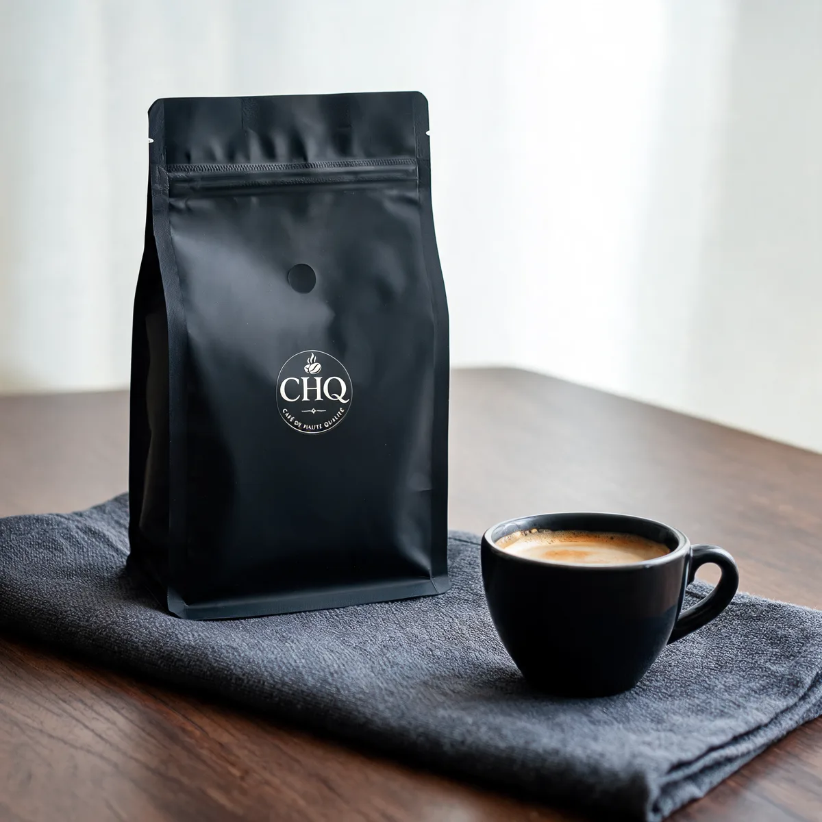 Sachet CHQ Premium et sa tasse